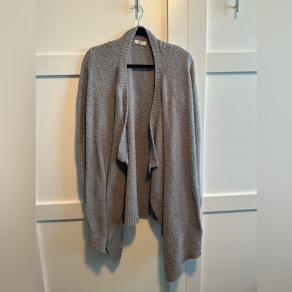 Purple Ugg Shawl Cardigan